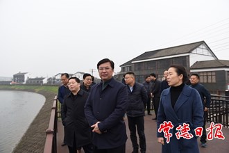鄒文輝調研柳葉湖太陽谷示范片工作：堅持生態優先 統籌推進鄉村振興持續健康發展