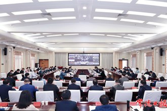 曹志強在全市防汛抗旱動員暨河長制工作電視電話會議上強調：全面深化落實河湖長制 努力奪取全年防汛抗旱工作全面勝利
