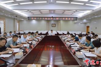 羅毅君主持召開全市“十大標志性工程”工作推進會