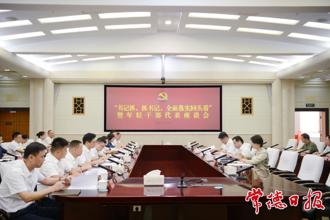 羅毅君主持召開“書記抓，抓書記，全面落實回頭看”暨年輕干部代表座談會