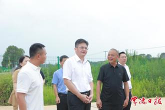 羅毅君在鼎城區、津市市調研